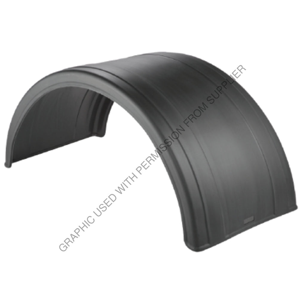 GRN NF18019PX TEMP POLY RND BLACK FENDER