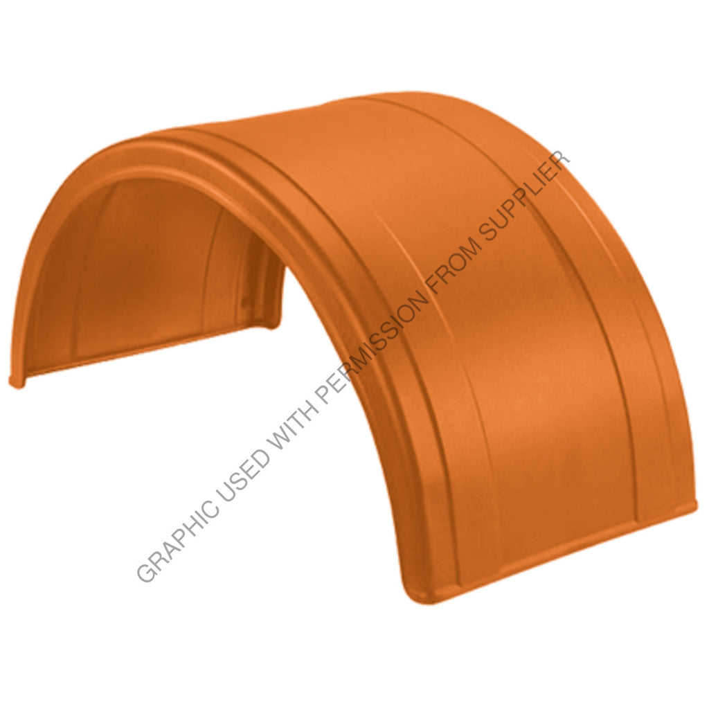 GRN NF180PX4 POLY ROUND FENDER ORANGE