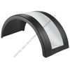 GRN NF180PXSS POLY ROUND FENDERS BLACK SS