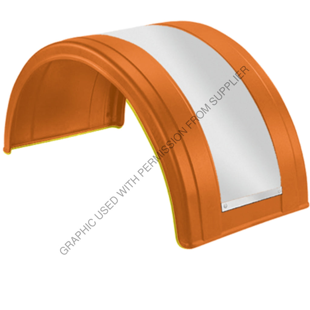 GRN NF180PX 4SS POLY ORNGE RND FNDR W/SS STRIP