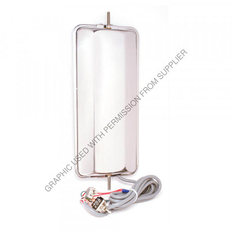 GRO 28461 WEST COAST REMOTE MIRROR, 7In.X16, W/HEA