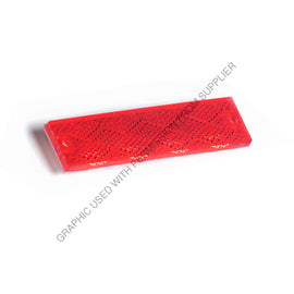 GRO 40132 REFLECTOR, RECTANGULAR, RED