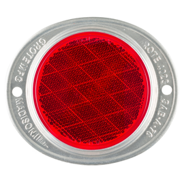 GRO 40232 REFLECTOR, 3In. ALUMINUM, RED