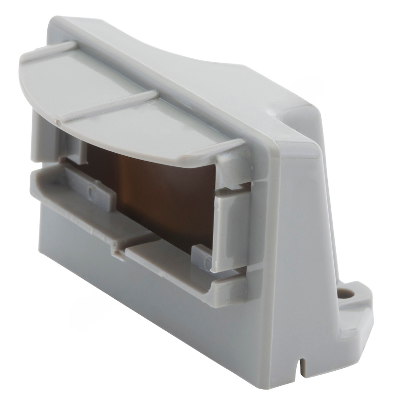 GRO 43960 GRAY, PLASTIC BRACKET FOR LICENSE LAMP