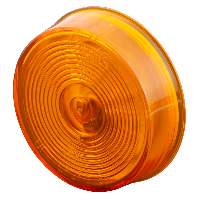 GRO 45813 LAMP-CLEARANCE/MARKER,OPT YEL,2.5IN RND