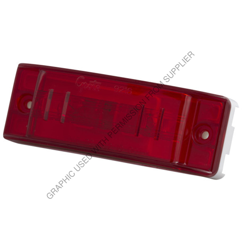 GRO 46832 LAMP-CLEARANCE/MARKER,OPT RED,TURTLEBACK