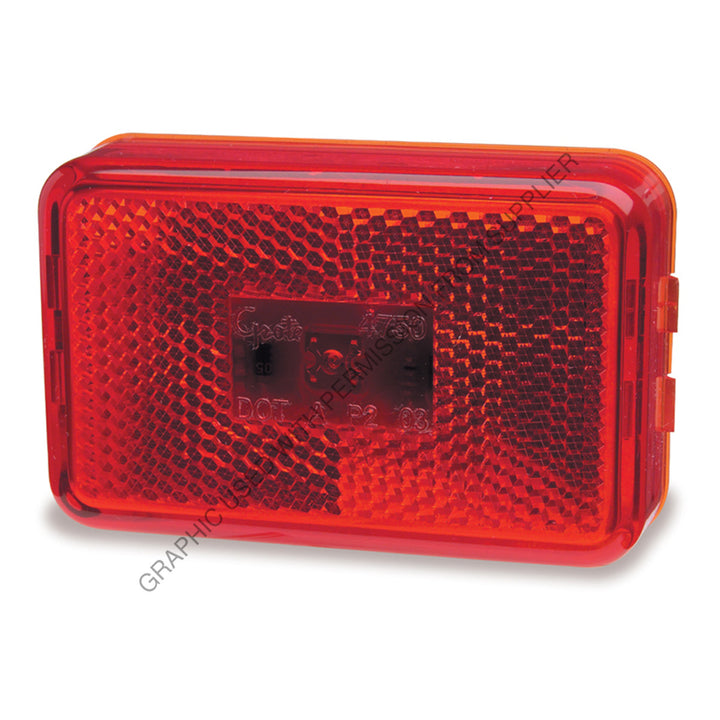 GRO 47502 LAMP CLR/MKR RED LED