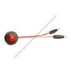 GRO 49262 RED ROUND LED MARKER LAMP