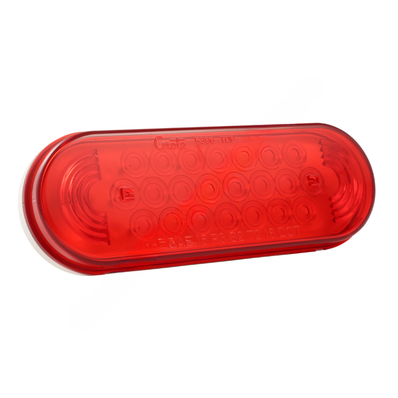 GRO 53962 RED OVAL LED LAMP