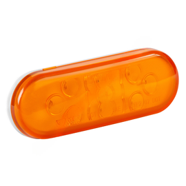 GRO 54133 STT LAMP, YELLOW, OVAL, LED, MALE PIN,