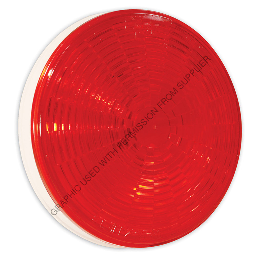 GRO 54342 4IN RED LED, STOP/TAIL/TURN LAMP, F PIN