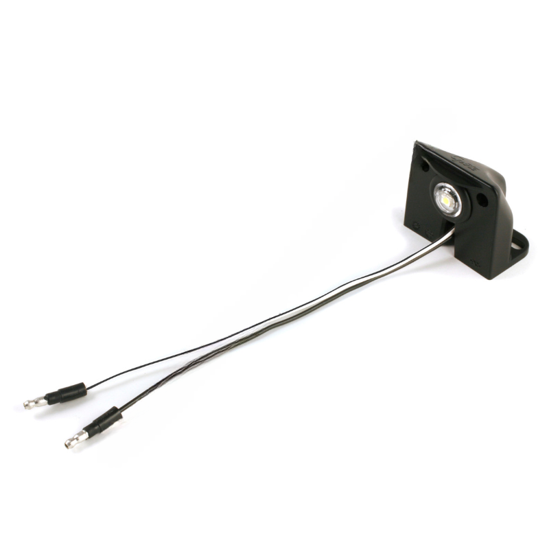 GRO 60791 LAMP-LICENSE, CLEAR, LED DOT W/BLK BRACK