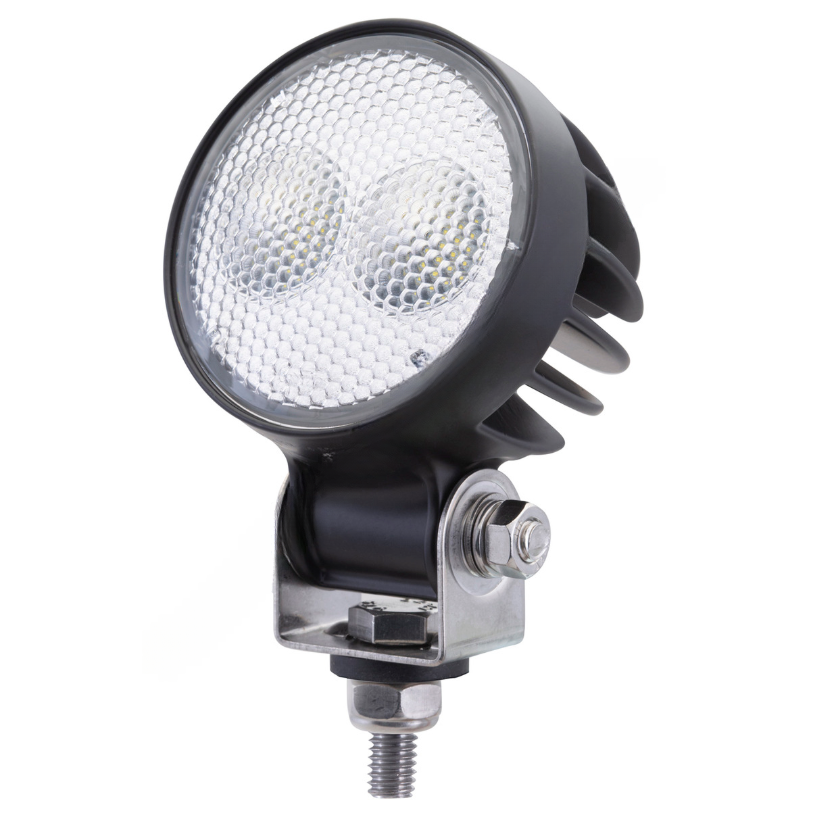 GRO 64G11 BLACK, ROUND, LED, WORK LAMP, MULTI-VOLT