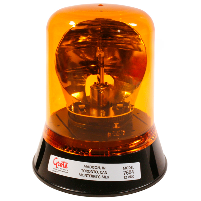 GRO 76043 YLW ROTATING BEACON