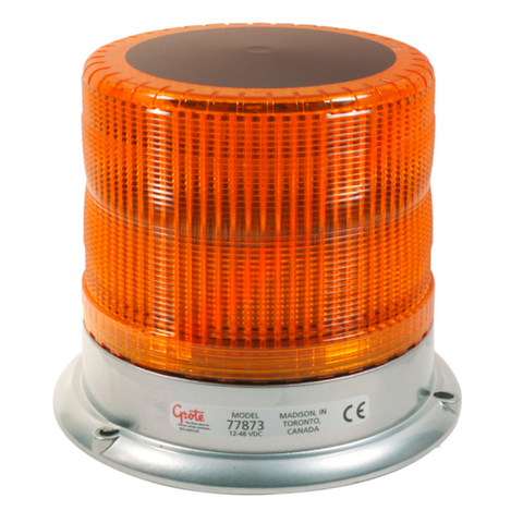 GRO 77873 EMER LIGHTING, YELLOW, LED, BEACON, CL I