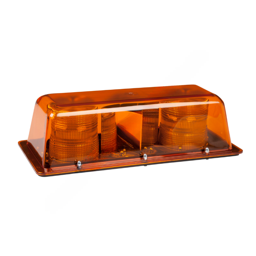 GRO 79043 DUAL STROBE MINI LED LIGHT BAR, CLASS II