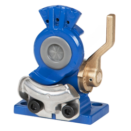 GRO 81 0011 SB GLADHAND, SHUTOFF, BLUE, STAINLESS STEEL