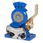 GRO 81 0011 SB GLADHAND, SHUTOFF, BLUE, STAINLESS STEEL