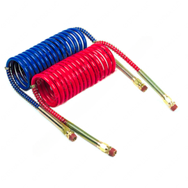 GRO 81 0020 AIR HOSE-20 FT,COILED,12IN LEADS,150 PSI