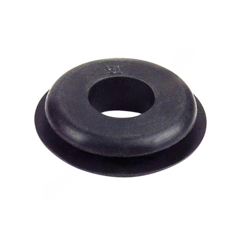 GRO 81 0101 100 RUBBER SEAL - DOUBLE LIP, BLACK, PK 100