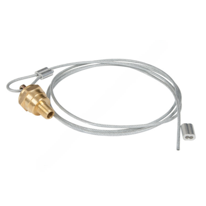 GRO 81 0128 14 DRAIN VALVE, 60 W/CABLE