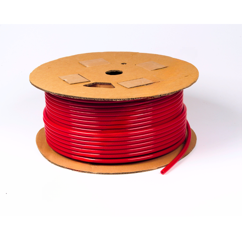GRO 81 1012 100R NYLON AIR BRAKE TUBING, 1/2, RED, TYPE B