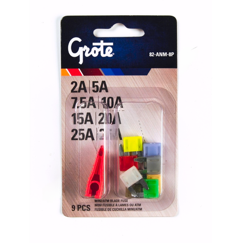GRO 82ANM8P FUSE-MINI ASSORTMENT AND PULLER KIT