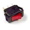 GRO 82 1901 ROCKER SWITCH, I/O GLOW, 20 AMP, RED