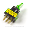 GRO 82 1911 TOGGLE SWITCH D/BILL- I/O GLOW 20A GREEN