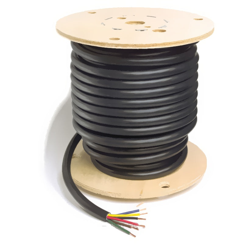 GRO 82 5602 TEMP TRAILER CABLE, PVC, 4 COND, 14 GA, WH/BR