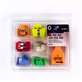 GRO 82 ASST44 FUSE, STD BLADE ASSORT, 43PK