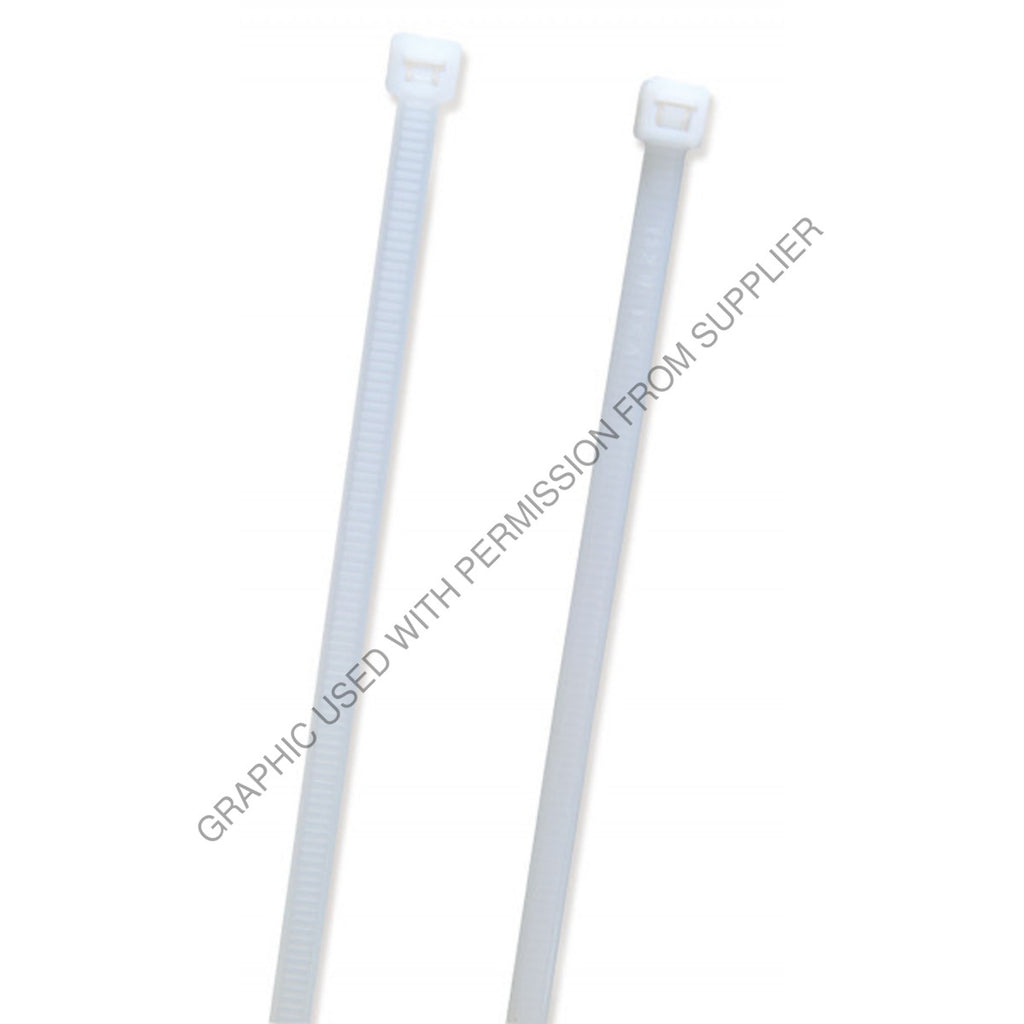 GRO 83 6017 3 CABLE TIE, HEAVY DUTY, 9 , WHITE