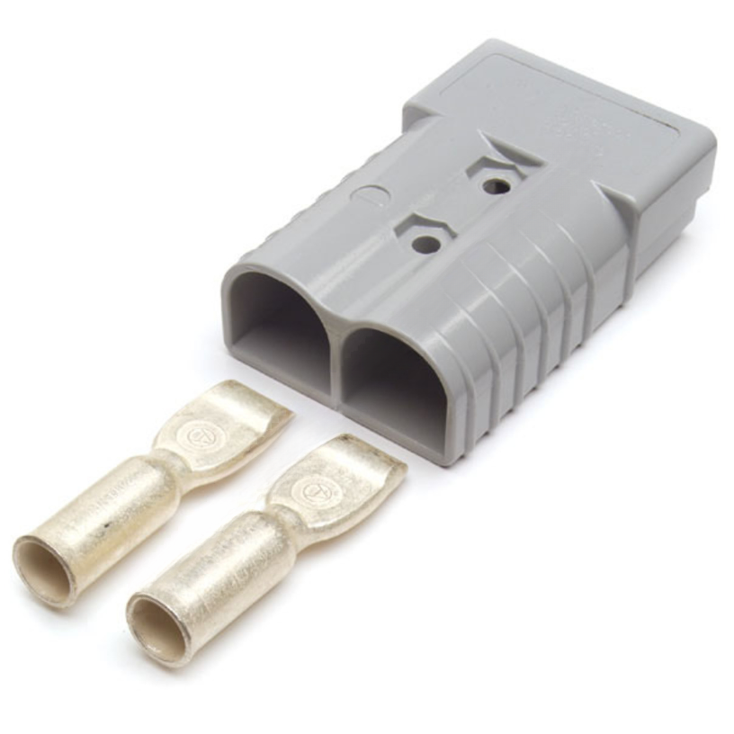GRO 84 9485 REPLACEMENT END, 2/0 GA, 350 AMP, GRAY,