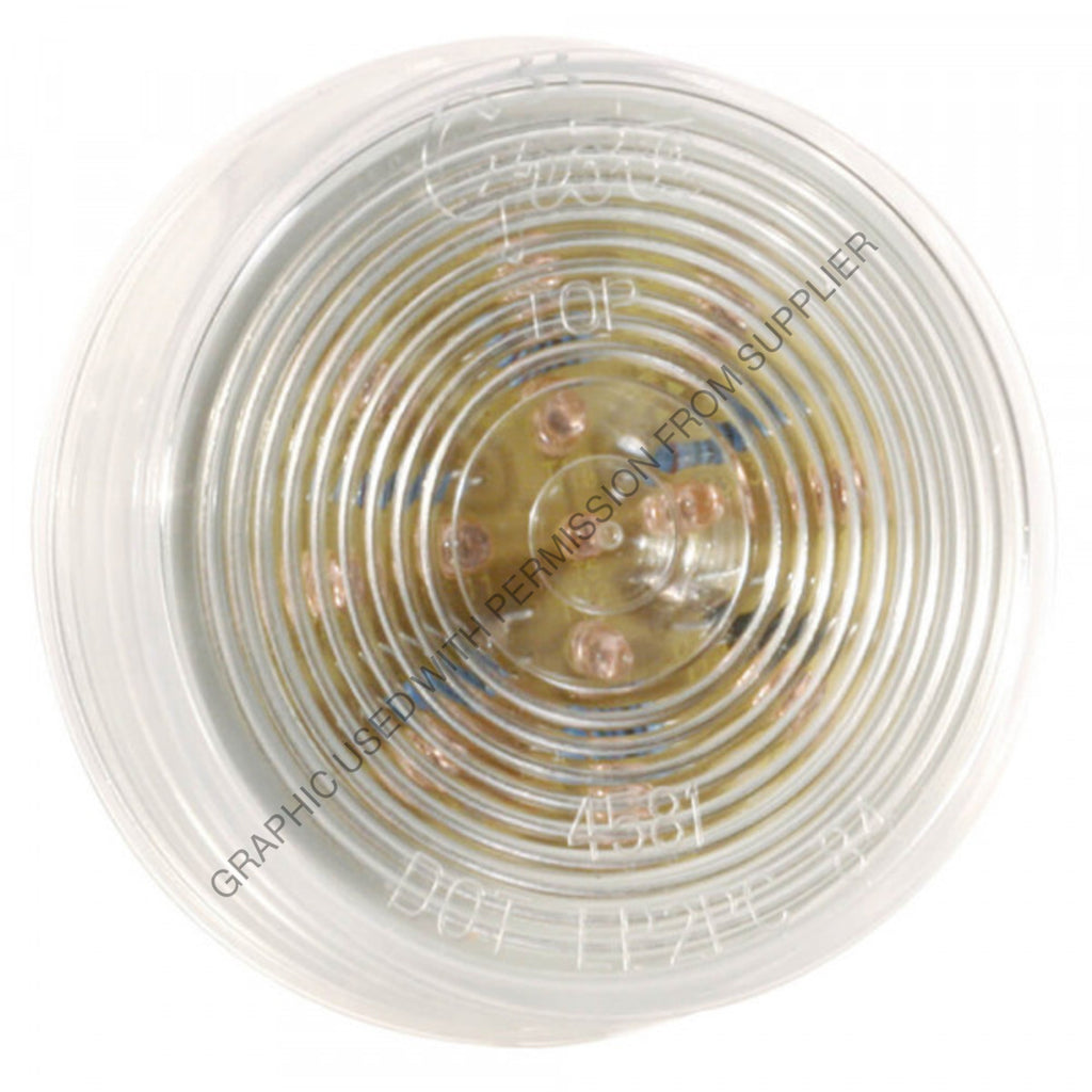 GRO G1042 2.5IN ROUND, RED, HI COUNT LED LAMP