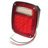 GRO G5082 RED HI-COUNT LED S/T/T LAMP W/O WINDOW