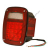 GRO G5202 RED, HI-CNT LED, S/T/T LMP W SIDE MRKR