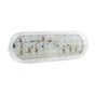 GRO G6012 S/T/T, RED, HI CNT LED, OVAL, W/CLR LENS