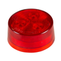 GRO MKR4500R PG CLR/MKR LAMP, 2, LED, RED, ROUND