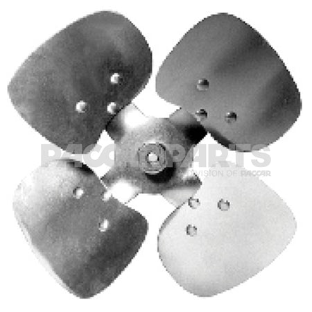 HC13100 BLADE-FAN 4 BLADE 10"X5/16" ALUM
