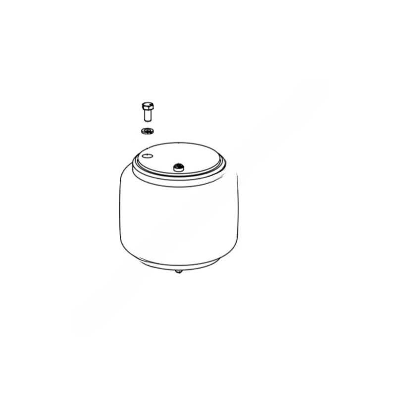 HDR 79115 002L AIR SPRING ASSY KIT