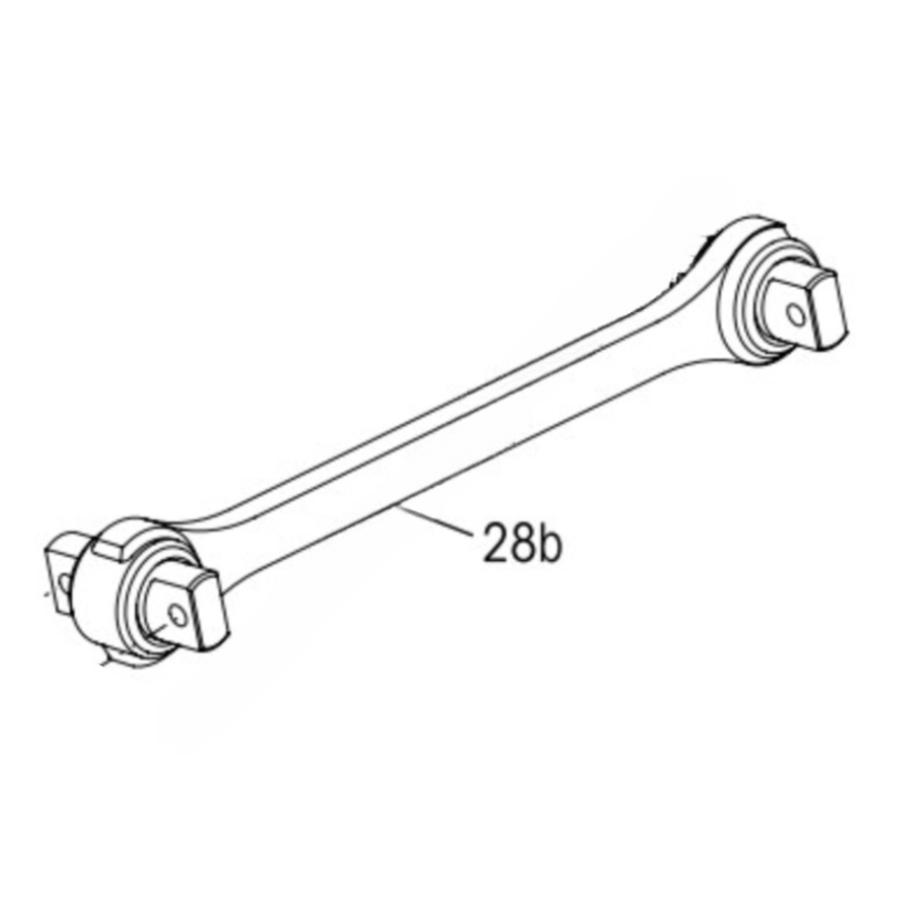 HDR 8240 0000 560 TORQUE ROD-TRAXXROD-HVY-S.S.22.05IN