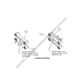 HDR R D 14784 1 BEAM ASSEMBLY HLP/HLN/H LH