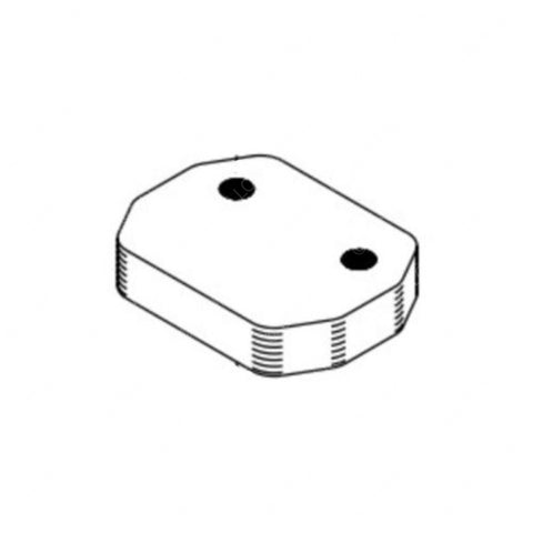 HDR S 22510 1 A/S SPACER:DIM A:1.125 B: .937
