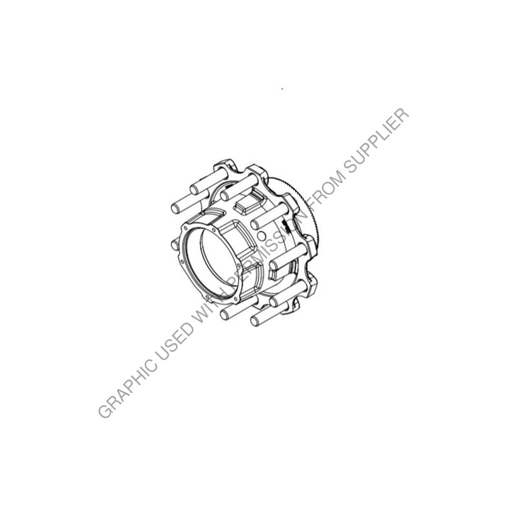 HDR S 33387 2 HUB ASSEMBLY - HP, ADB 10X11.25, DI
