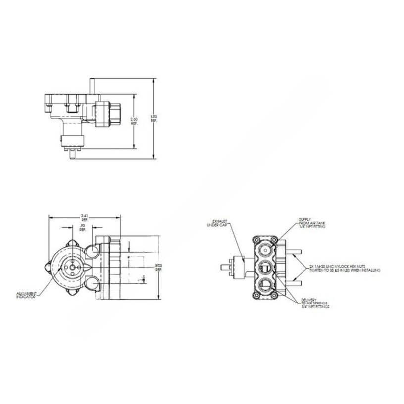 HDX 90554995 PR PLUS HEIGHT CONTROL VALVE