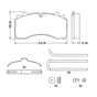 HDX MPBDH1777HD DISC BRAKE PADS