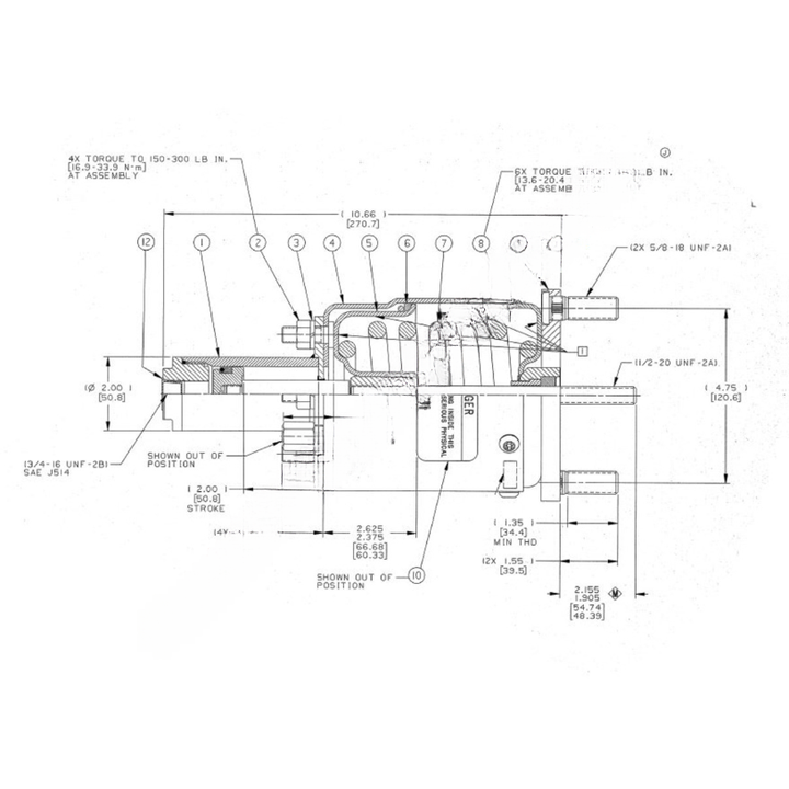 HDX N36000A ACTUATOR-HR MAXI-HP HYD