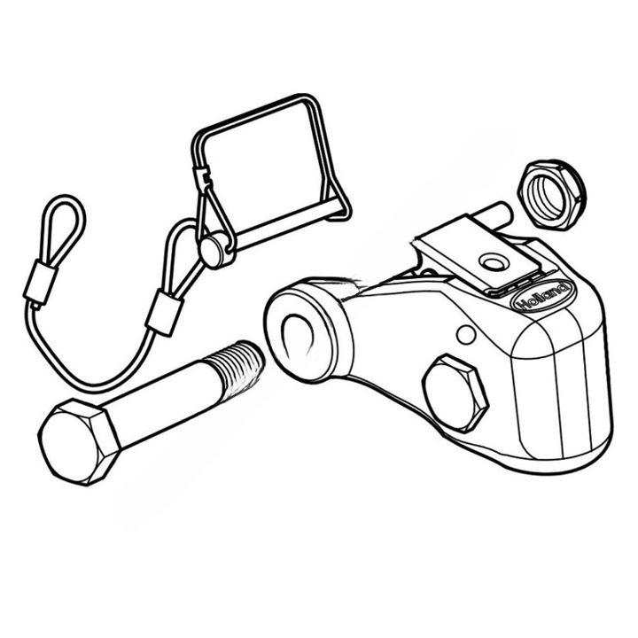 HLD RK10545 1 LATCH KIT-HD W/PIN AND LANYARD