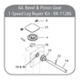 HLD RK11286 REPAIR KIT, BEVEL/PINION GEAR, MARK V
