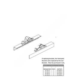 HLD RKW700G REPLACEMENT REBUILD KIT, MOUNTING BRACKE